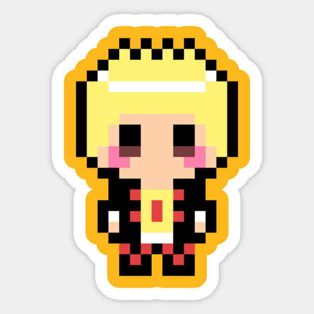 Persona 5 Ryuji Sakamoto 8-Bit Pixel Art Character Sticker by StebopDesigns